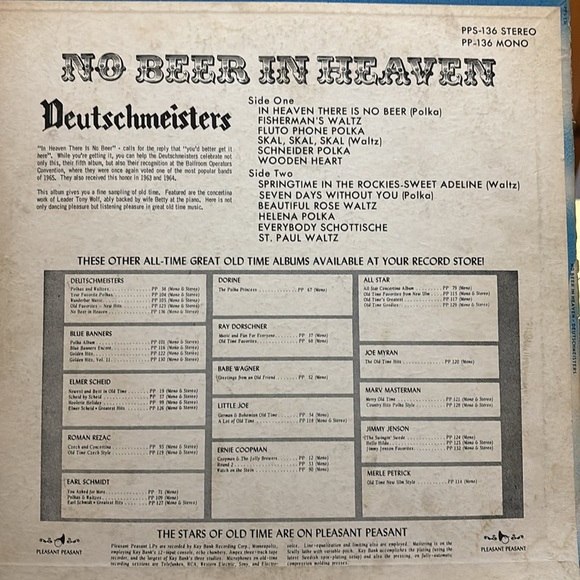 Record | No Beer In Heaven Deutschmeisters Promotional | Vintage Art | No Booze - Picture 4 of 8